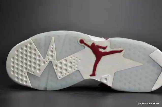 Jordan 384664-116 white Air 6 Maroon Retro 0529